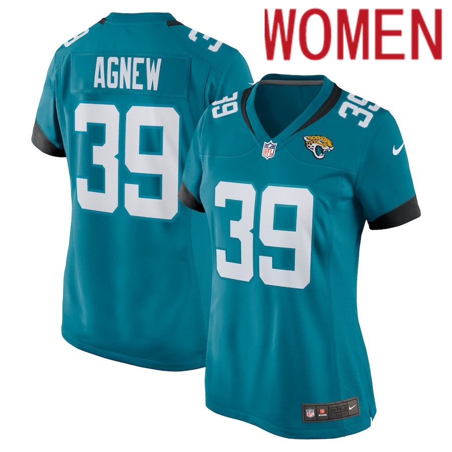 Women Jacksonville Jaguars 39 Jamal Agnew Nike Green Nike Game NFL Jersey